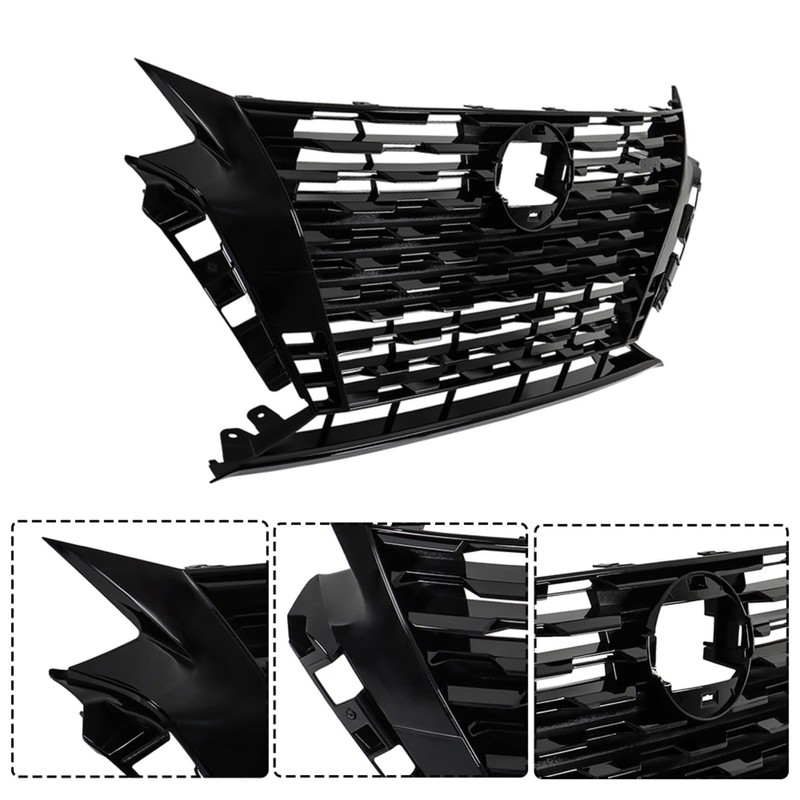 RainMan S Black Grill Front Bumper Grille Replacement for 2023