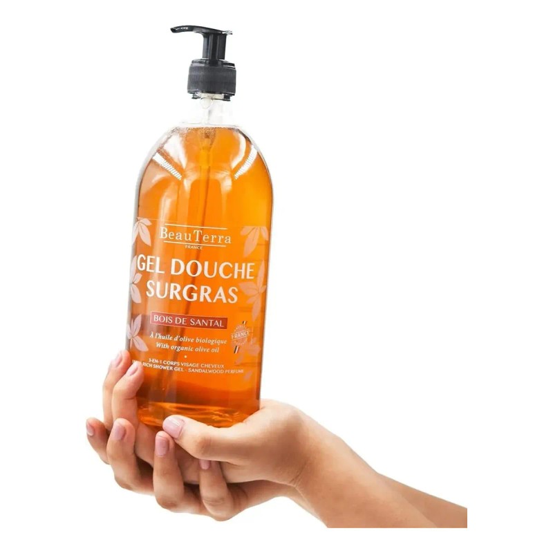 Gel De Ducha Ultra Hidratante Sándalo Beauterra 1 L Sándalo