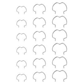 SCUARI 18PCS 800-801 Transmission line Clips,3 Different Sizes Transmission Cooler Lines Retainer Clips,Car Accessories 5/8" 1/2" 3/8" Quick Connector Retainer Clip,Replacement for OEM 800-801