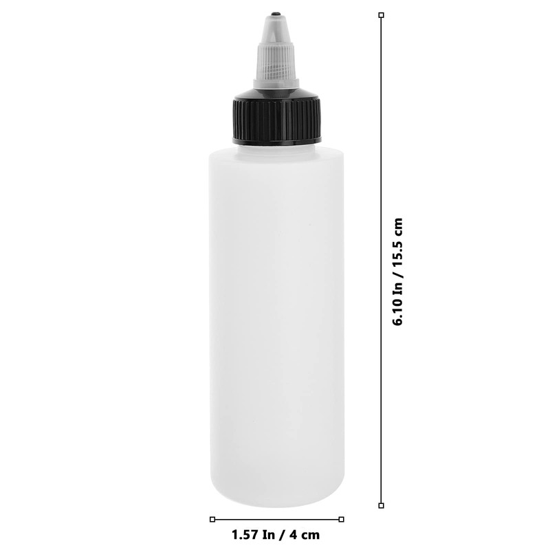 MUKLEI 20 Pack 4 Oz/120ML Plastic Squeeze Dispensing Bottles with