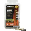 Hillman Fasteners Power Pro 116783 Multi-Material Screws, 1.25 inches, Bronze,