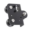 Back Support Plate Black Metal 3D Printer Extruder Back Support