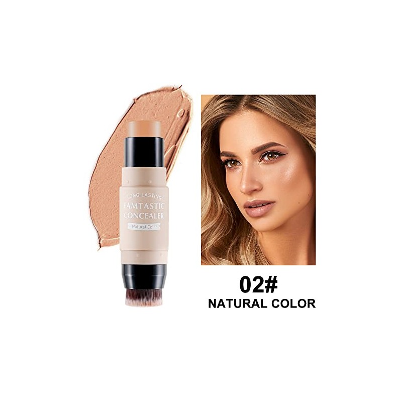 Erinde Contour Highlighter Stick with Brush -Bronzer Pen, Waterproof, Longwear