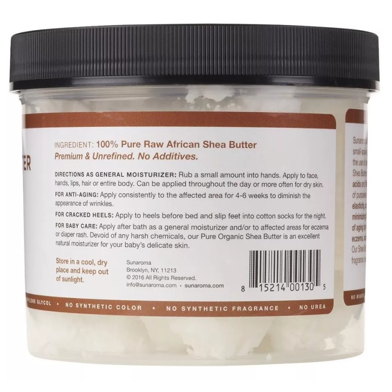 100% Pure AFRICAN RAW SHEABUTTER - White - 4 lbs