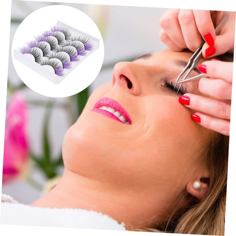 FOMIYES 5sets False Eye Lashes with Volume Beauty Eyelash Set