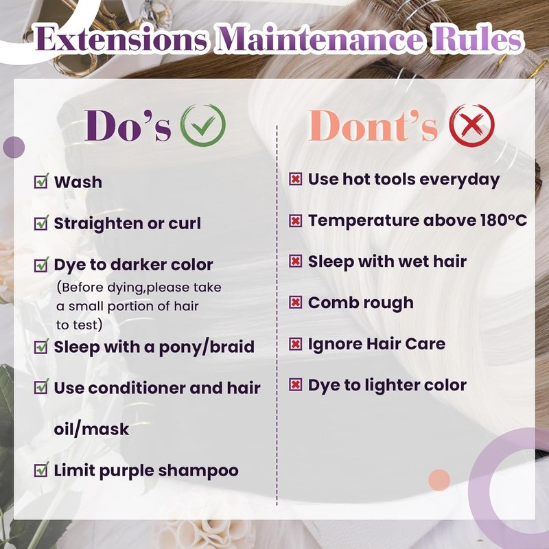 LaaVoo Clip in Hair Extensions Real Human Hair Dark Blonde