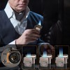 Gioflv Torch Lighter,Double Jet Flame Refillable Butane Torch Lighters: All-in-One