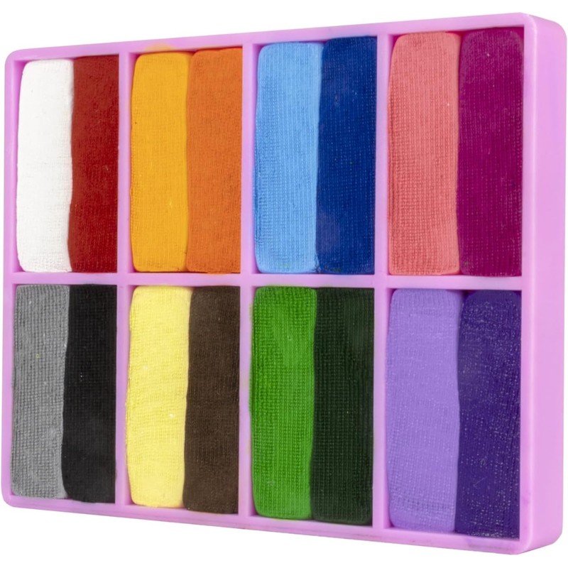 COLIBRIX, Paletita Duos, Maquillaje corporal base agua, Hipoalergenico 120g