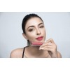 Labial Líquido satinado hidratante y de larga duración rojo coral