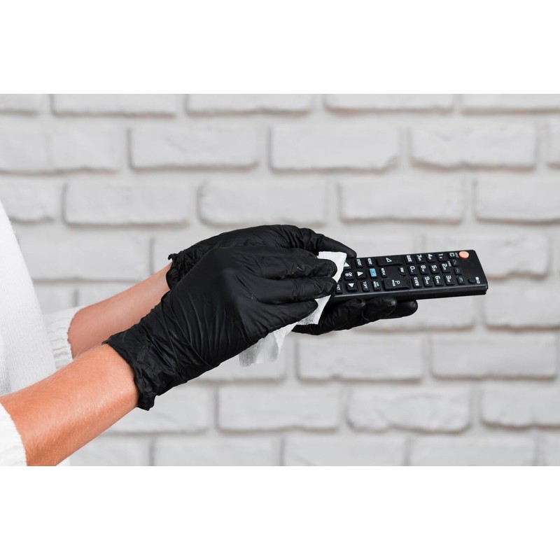 RAP Gloves Professional Black Nitrile Powder Free Multi Purpose Gloves