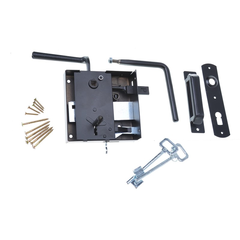 Aqbau® Box Lock Screw-On Lock | Steel Box Lock for