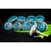 10 x Mixed Retro Flower Ceramic Knobs, Door Knobs, Cupboard