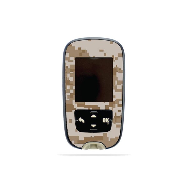 MightySkins Skin Compatible with Accu-Chek Guide - Desert Camo |