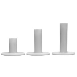 Longridge Rubber Golf Driving Range Tee (Pack of 3) - White