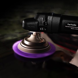 FarTryGo 6-Inch (150mm) Wool Buffing Pads 6-Pack – Heavy-Duty Cutting & Polishing Pads for Deep Scratch Removal, Medium to Heavy Cutting, Fast Paint Correction, Compatible with Rotary & DA Polishers