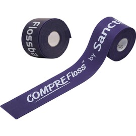 Sanctband 2 Pack Product of Malaysia Level 3 Heavy 2" X2m Comprefloss FlossBand Recovery Flossing Sore Muscles Increasing Mobility Stretch Band Reducing Soreness Improving Movement Reducing Soreness