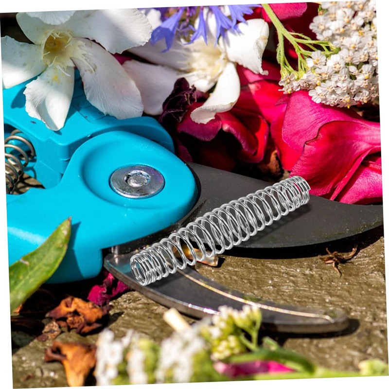 Totority 10pcs Bypass Pruner Spring Replacement for Garden Shears Tree