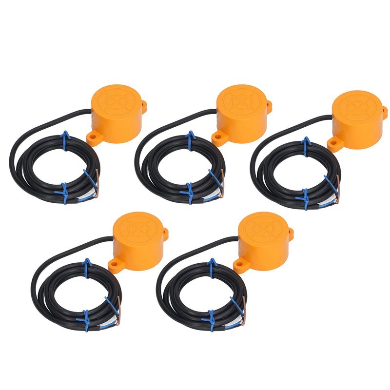 5PCS Inductive Proximity Switch PNP Non Embedded IP65 300mA Approach