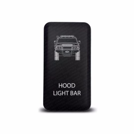 CH4x4 Toyota Push Switch FJ Cruiser Hood Light Bar Symbol - Red LED