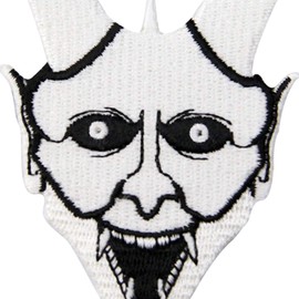 Oni Ghost Patch Embroidered Applique Badge Iron On Sew On Emblem