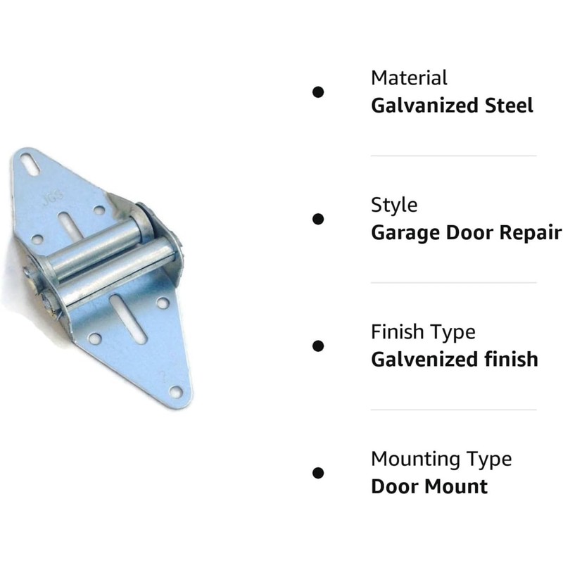 Garage Door Hinge # 4 | 14 Gauge Steel with
