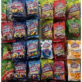 Unbranded Dubble Bubble Variety Lot of 10 BAGS- Assorted Flavors- LOT OF 10 Various Bags