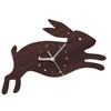 STOBAZA Boho Style Rabbit Wall Clock Mute Wall Clock Decor