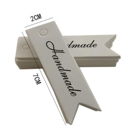 Gift Paper Tags Labels Kraft Paper Tags for Baking Cooking Craftwork Christmas Decoration Party (100 PCS, Thank You Note-Yellow)