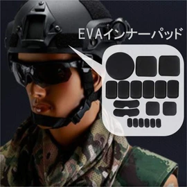 XSAJU Helmet Inner Pad for Motorcycles, Airsoft Games, Lightweight, Protective Pad, Helmet Inner, Black
