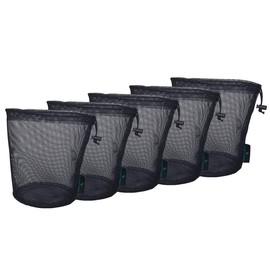 iBasingo 5pcs Nylon Mesh Bag Stuff Sack Golfball Pot Outdoor M-BVP02