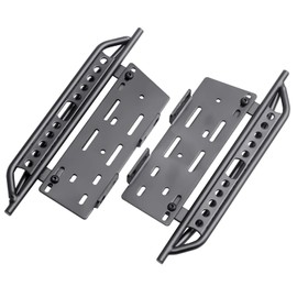AllinRC RC Car Pedals RC Side Board 2pcs RC Steps Plate Rock Sliders for 1:10 RC Crawler Axial SCX10 II 90046 Redcat Gen 7