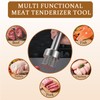 304 Stainless Steel Meat Tenderizer Tool with 21 Needles– Dual-Head