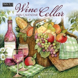 WSBL Wine Cellar 2026 12X12 Wall Calendar (26997001696)