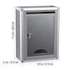 NUOBESTY Letter Box Suggestion Box Lockable Box Internal Letter Box
