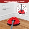 Scrub Brush, 2 Pack Spin Scrub Brush Replacement Head, Stiff