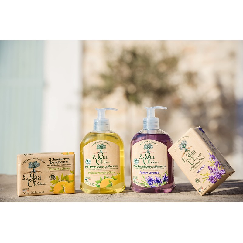 Le Petit Olivier Pur Savon liquide de marseille verveine citron