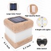 2 Pack Solar Rock Lights Outdoor - Solar Garden Decor