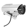 Fake Surveillance Camera Solar Powered Simulation Monitor with LED Flashing