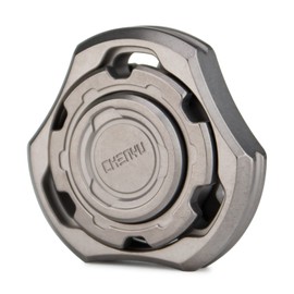 DjuiinoStar High-end Fidget Spinner, Unique Dual Bearings Design, Precisely CNC Machined (Made by Titanium), Premium EDC Toy DFS-06