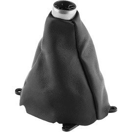 Cubierta Pomo Cambio Manual, Cubierta Cuero PU Duradera Fácil Instalación, Funda Reemplazo para Vehículos 2006-2012 para Conductores Personalización Interior Reparación Rápida