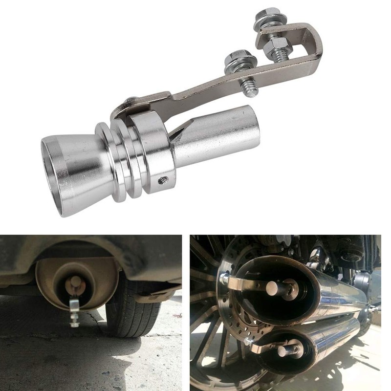 Suuonee Turbo Sound Simulator Whistle, Trumpet Type Universal Exhaust Pipe