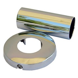 LASCO 03-1651 Chrome Plated Tub and Shower Tube and Flange for Price Pfister Brand