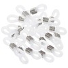 TTSAM 40 Pieces Eyeglass Chain Ends Adjustable Rubber Spectacle End