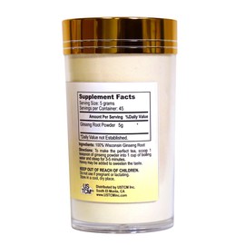Wisconsin American Ginseng Powder 120 Mesh (8 oz)