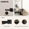 KAMOTA Privacy Door Levers, 8 Pack Matte Black Door Handles