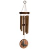 Woodstock Chimes Signature Collection, Woodstock Habitats Chime, Teak, 17'' Butterfly
