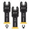 EZARC Titanium Oscillating Saw Blades, Extra-Long Oscillating Multitool Blades for