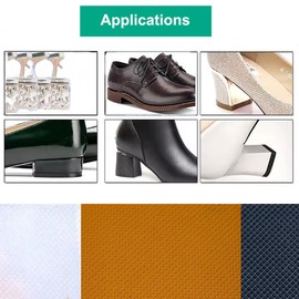 Quadratische Schuhreparatur-Pads, Gummi-Fersenersatz, 2 Paar Schuh-Fersenreparatur-Pads (Naturkautschuk, gelb, 5,2 mm dick)