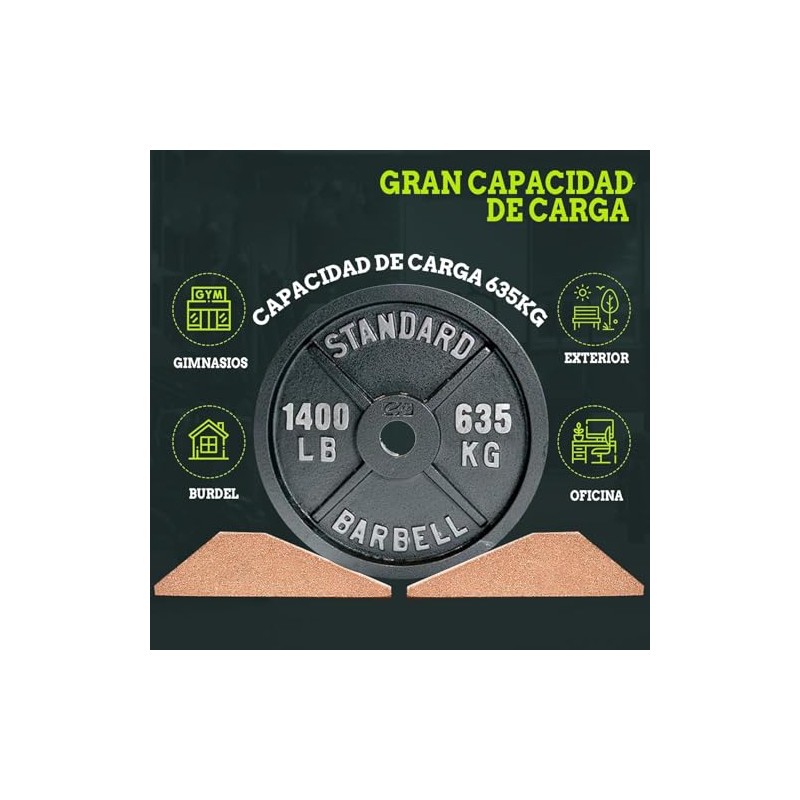 Cuña para Sentadillas de 2pcs, Cuñas de Ejercicio, Bloques de