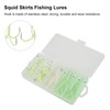 Squid Skirts Fishing Lures Glow Night Quadruple Fishing Hooks Luminous